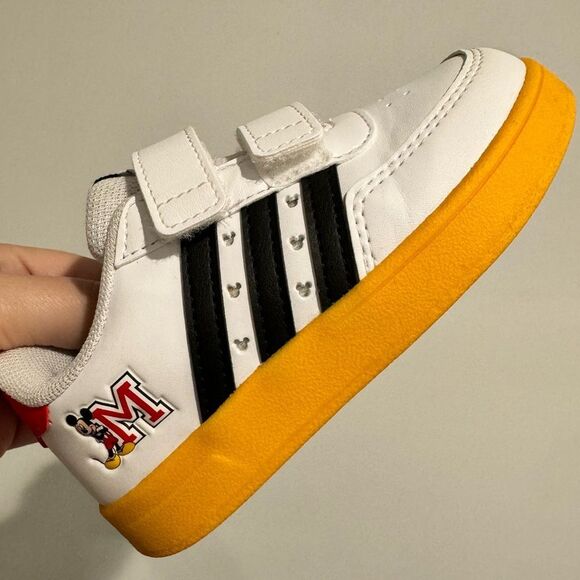 adidas Other - EUC Mickey Mouse Adidas Toddler Sneakers 8